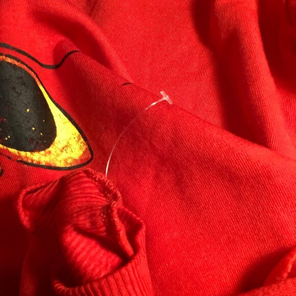 Disney Minnie Mouse Hoodie Womens Large Red Jerry Leigh Design Soft NWOT - Picture 8 of 10